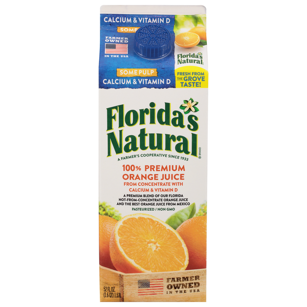 Save on Florida's Natural 100 Orange Juice Calcium & Vitamin D Order