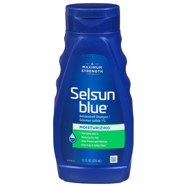 Selsun Blue Moisturizing Anti-Dandruff Maximum Strength Shampoo