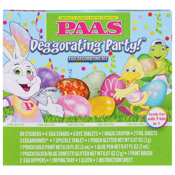 PAAS Deggorating Party! Egg Decorating Kit