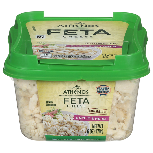 Athenos Garlic & Herb Feta Cheese Crumbles