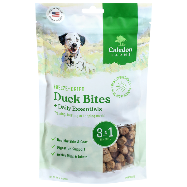 Caledon Farms Freeze Dried Duck Bites Daily Essentials Dog Treats