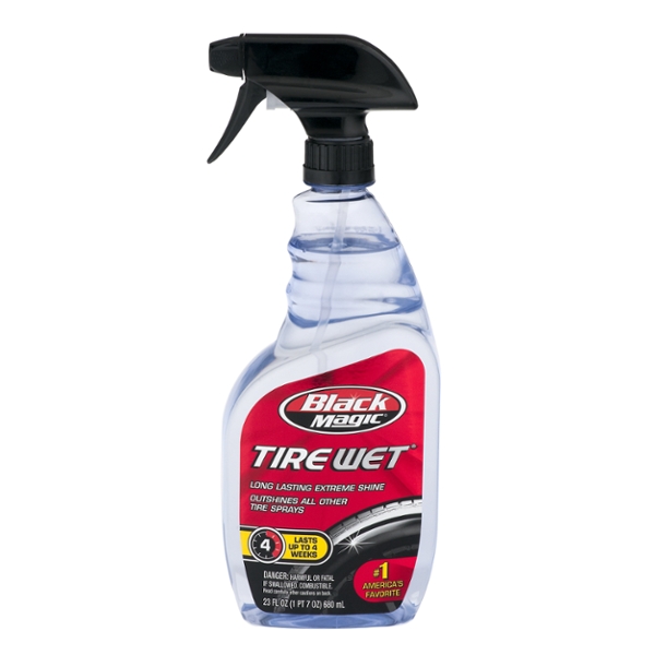 thumbnail interactive-video image 1 of Black Magic Tire Wet Spray – 14.5 Oz Tire Shine (4 Pack) BC23220 1 of 3