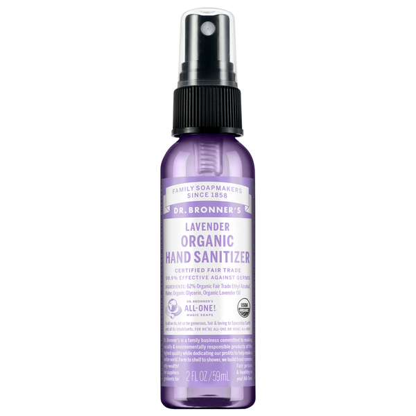 Dr. Bronner's Organic Hand Sanitizer Lavender