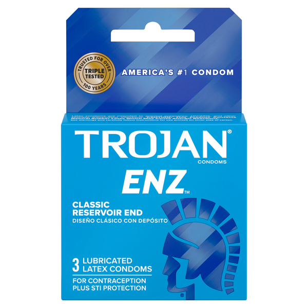 Trojan ENZ Lubricated Latex Condoms