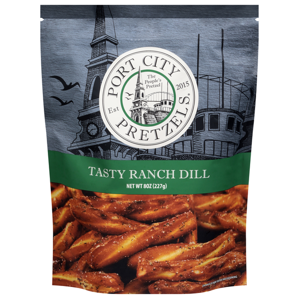 Port City Tasty Ranch Dill Flavored Pretzels