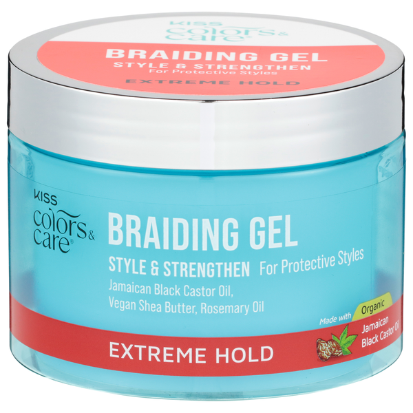 Kiss Colors & Care Extreme Hold Braiding Gel