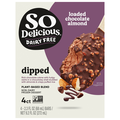So Delicious Dairy Free Dipped Loaded Chocolate Almond Dessert Bars - 4 ct