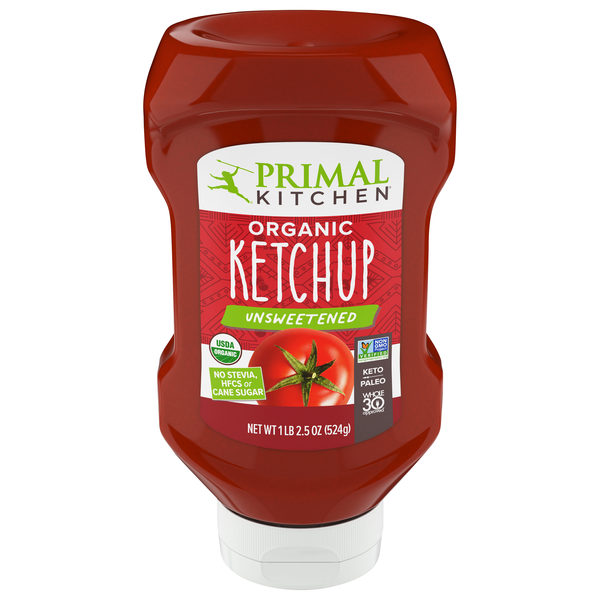 Primal Kitchen Organic No Added Sugar Unsweetened Ketchup