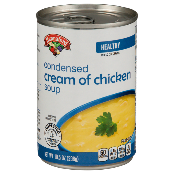 Hannaford Condensed Healthy Cream of Chicken Soup
