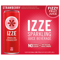 IZZE Sparkling Strawberry Juice Beverage - 6 pk