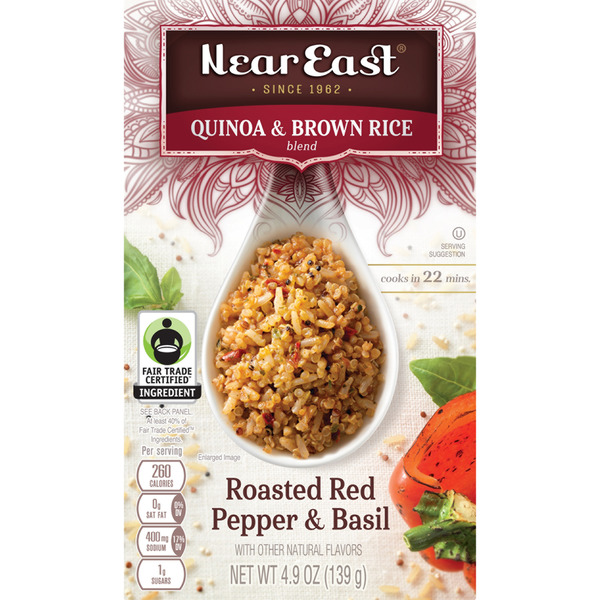 Save on Near East Quinoa & Brown Rice Blend Roasted Red Pepper & Basil