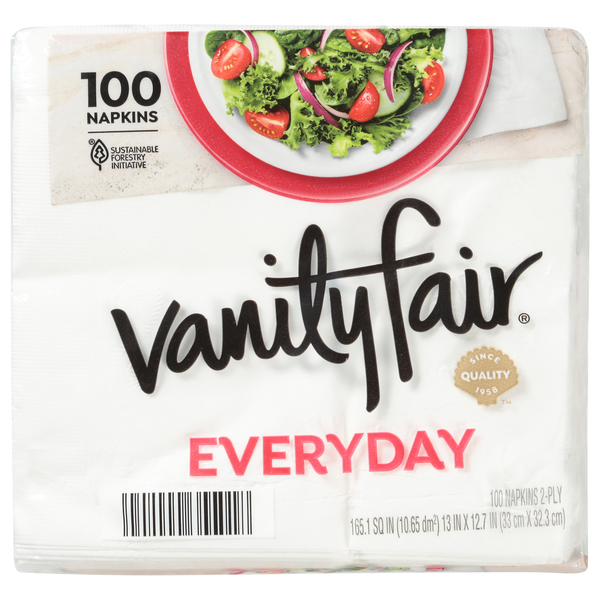 Vanity Fair Everyday Casual Napkins 2-Ply