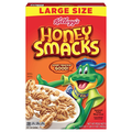 Kellogg's Honey Smacks Puffed Wheat Cereal Large Size