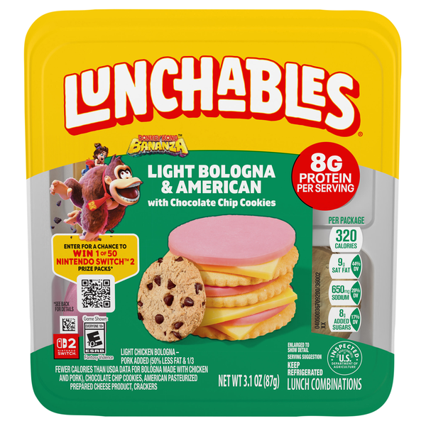 Lunchables Cracker Stackers Light Bologna & American