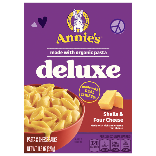 Annie's Deluxe Rich & Creamy Shells & Four Cheese