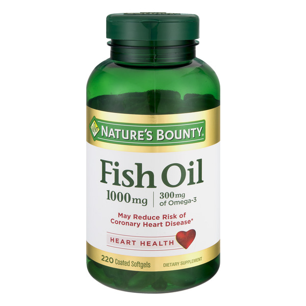 Save on Nature's Bounty Fish Oil 1000mg 300mg of Omega -3 Dietary  Supplement Order Online Delivery | Stop \u0026 Shop