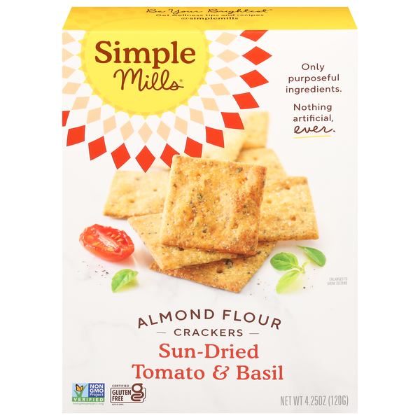 Save on Simple Mills Gluten Free SunDried Tomato & Basil Almond Flour
