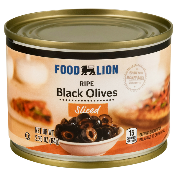 Food Lion Sliced Ripe Black Olives