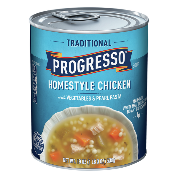 Save on Progresso Traditional Homestyle Chicken w/Vegetables & Pearl