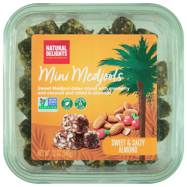 Natural Delights Mini Medjools Sweet & Salty Almond