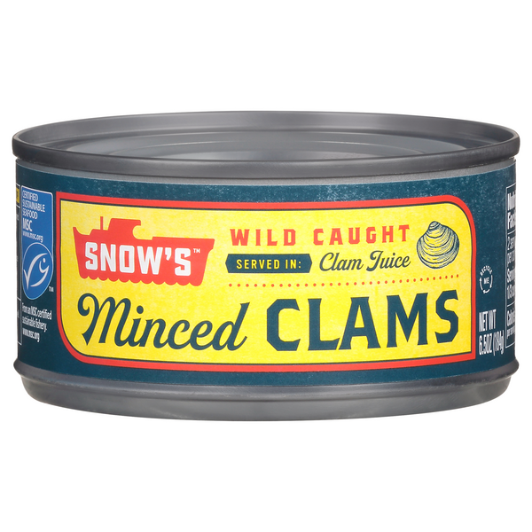 Snow's Wild Caught Minced Clams