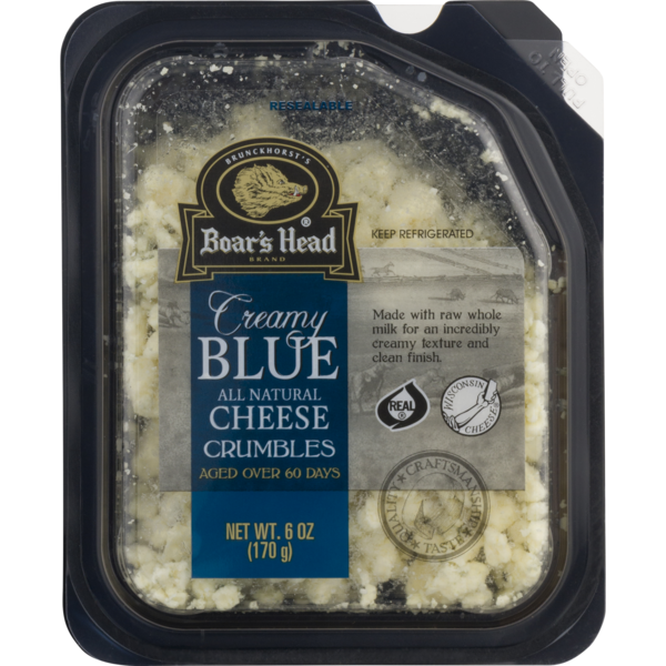 Save on Boar's Head Creamy Blue Cheese Crumbles Order Online Delivery