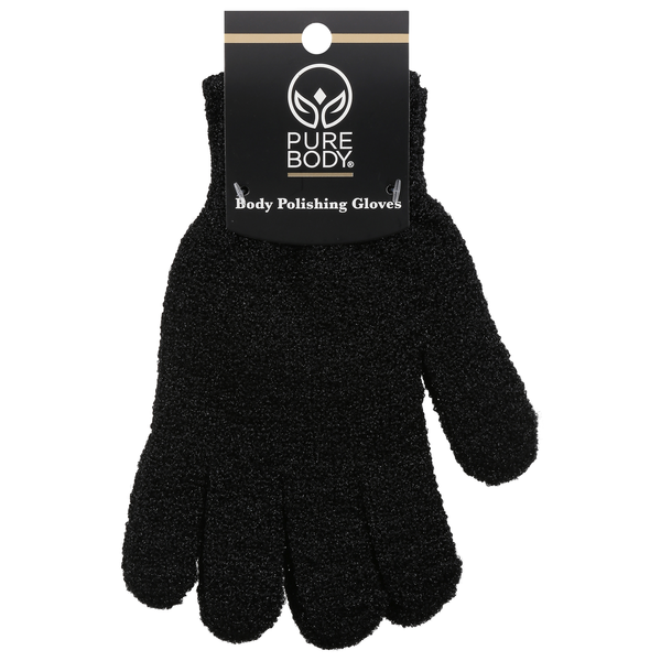 Pure Body Body Polishing Gloves Black