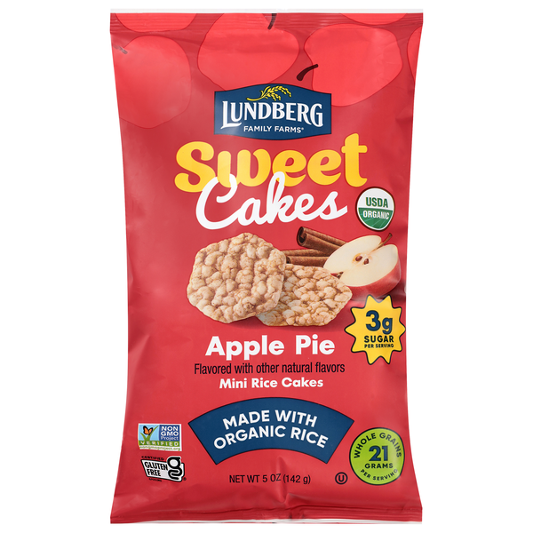 Lundberg Minis Rice Cake Apple Pie Organic Gluten Free