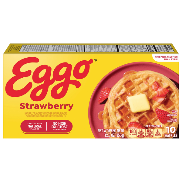Eggo Strawberry Waffles - 10 ct
