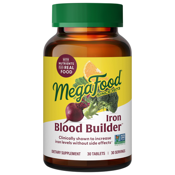 MegaFood Blood Builder Iron Dietary Supplement Tablets