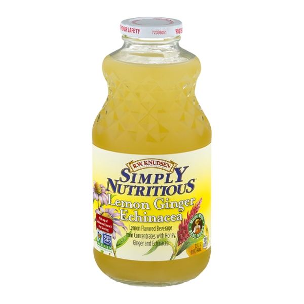 Save on R.W. Knudsen Simply Nutritious Lemon Ginger Echinacea Beverage