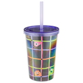 Smart Living Halloween Straw Tumbler Monsters