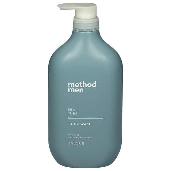 Method Men Sea + Surf Body Wash Pump