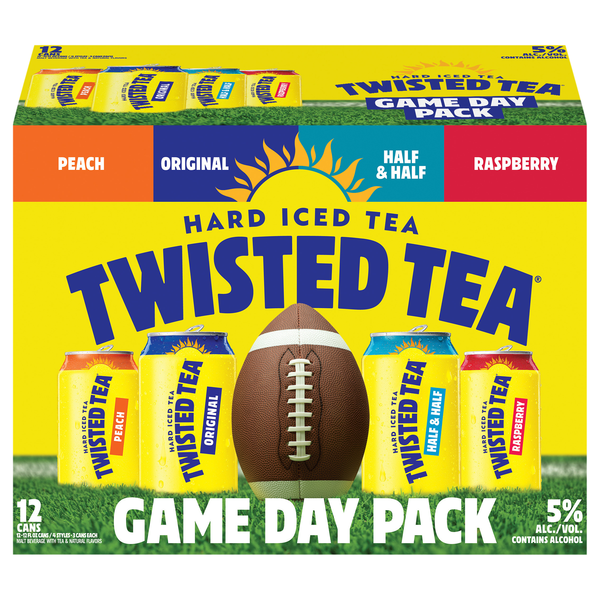 Twisted Tea Party Pack Hard Iced Tea - 12 pk