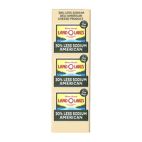 Land O Lakes Deli Less Sodium White American Cheese (Regular Sliced)