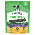 GREENIES Occupy Chews Large Long Lasting Dog Treats - 4 ct
