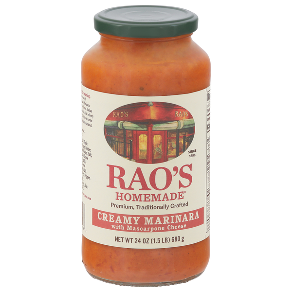 Rao's Homemade Creamy Marinara with Mascarpone Cheese Pasta Sauce