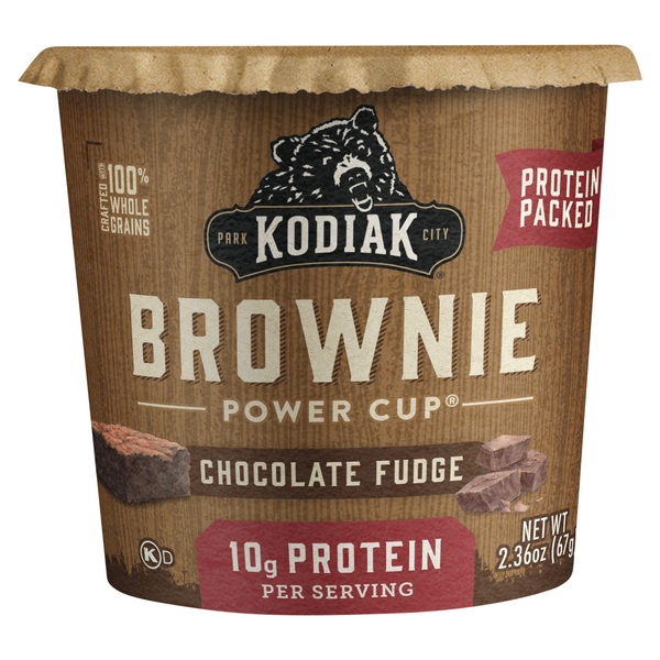 Kodiak Chocolate Fudge Brownie Power Cup