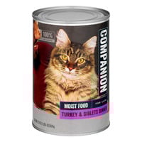 Companion Turkey & Giblets Dinner Moist Wet Cat Food