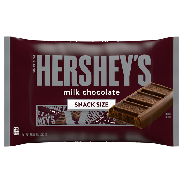 Hershey's Milk Chocolate Candy Bars Snack Size