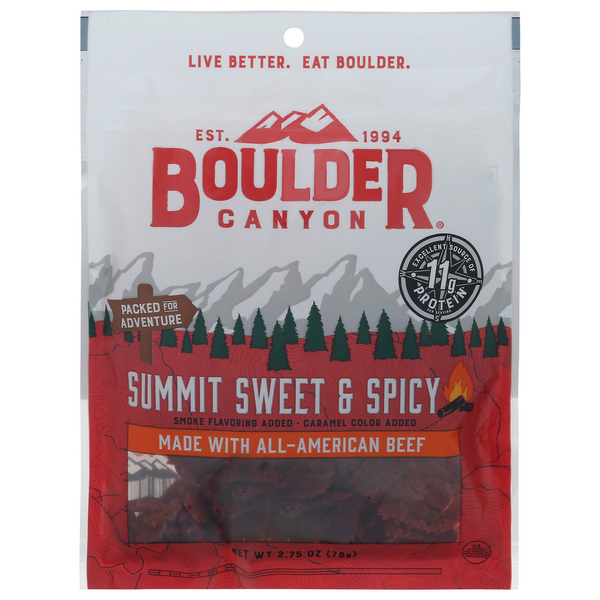 Boulder Canyon Summit Sweet & Spicy 11g Protein Beef Jerky