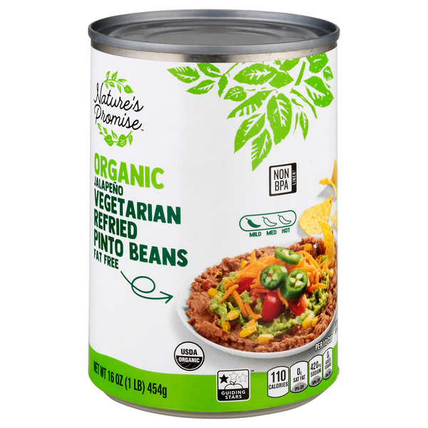Nature's Promise Organic Vegetarian Jalapeno Refried Pinto Beans
