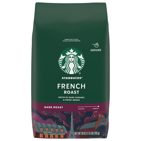 Save on Starbucks French Dark Roast Coffee (Ground) Order Online