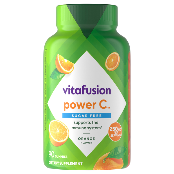 vitafusion Sugar Free Power C Orange Flavor Gummies