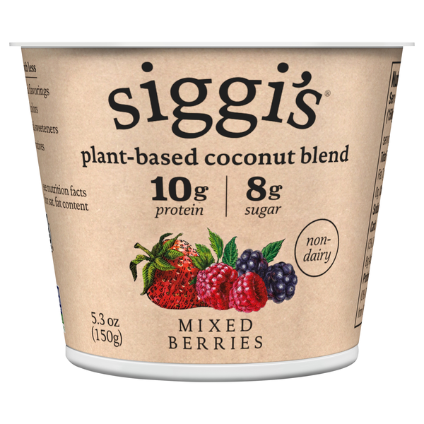 Siggi's Plant-Based Coconut Blend Non-Dairy Mixed Berries Yogurt Cup