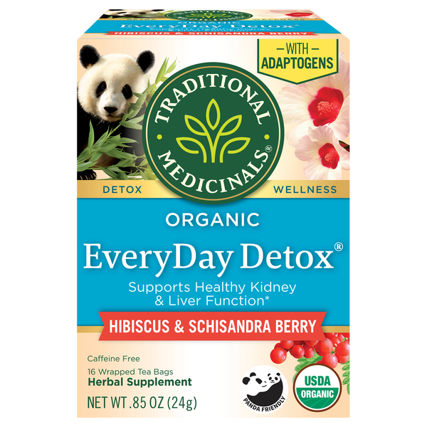 Traditional Medicinals Organic Detox Schisandra Berry Herbal Tea Bags