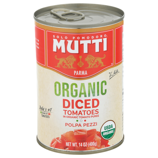 Mutti Organic Diced Tomatoes