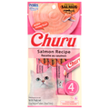Inaba Churu Salmon Recipe Lickable Cat Treats - 4 ct