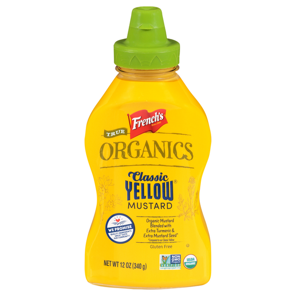 French's True Organics Classic Yellow Mustard