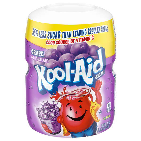 Kool-Aid Caffeine Free Grape Flavored Drink Mix